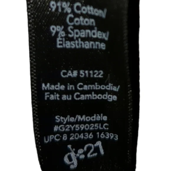 🌹3/25🌹G 21 Grey and Green Active Wear Pants Size L. - Picture 15 of 15